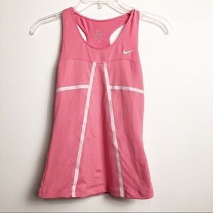 NIKE Workout sleeveless Tank Top Pink Medium